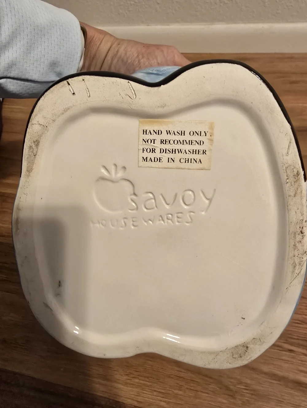 Vintage 1990s Savoy Housewares ceramic Cow Cookie Jar - Picture 9 of 11